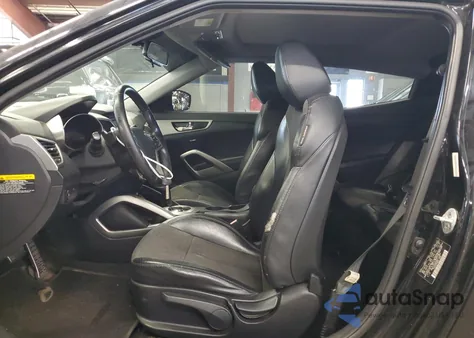 2013 Hyundai Veloster z USA, uszkodzony, nr VIN KMHTC6AD3DU111385